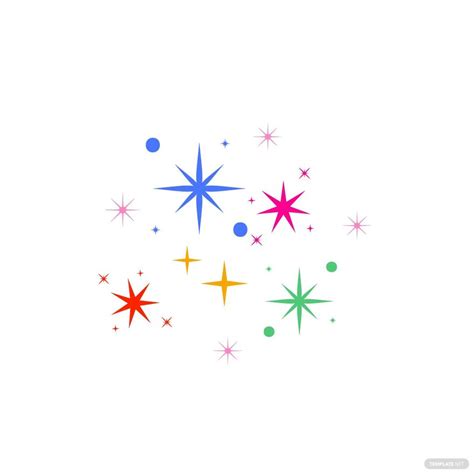 sparkle clip art free.